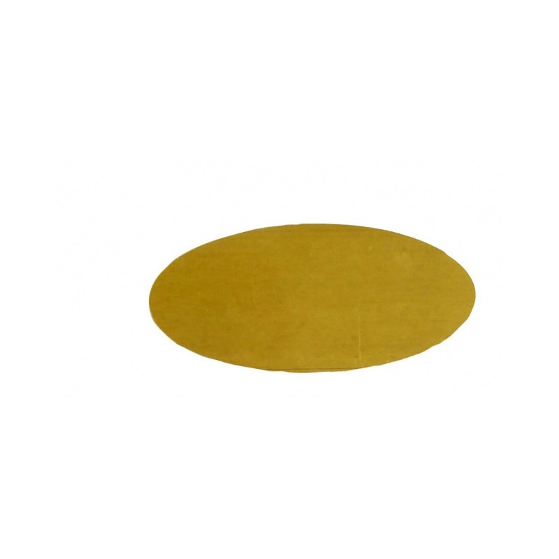 Plaque à Graver Ovale Pour Bracelet - En Or Jaune 9 Carats - Marque JewelleryBox - Neuf Avec étiquettes