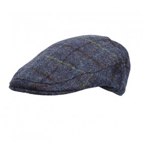 Casquette Patey Velours Marine – Chasse/cavaliers, Taille 59 Cm, Made In UK