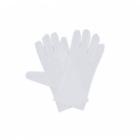 Gant Blanc Coton Officier pour femme.