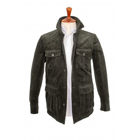 Veste WENDERS Style Velours Lisse - Taille M 38/40 - Vintage Années 90 - Blanc Cassé